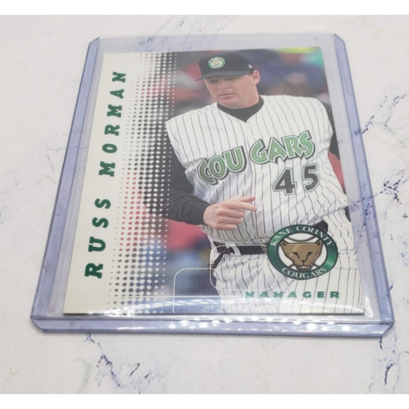 2001 Grandstand Kane County Cougars Russ Morman Minor League Manager Card - Picture 3 of 4